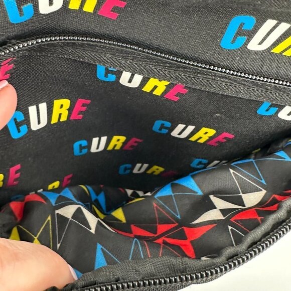 Cure by WCC Messenger Bag Black, Red, Blue & Yellow Unisex Crossbody Arc Rainbow - Picture 4 of 5